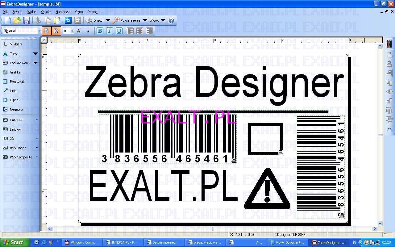 Program do edycji etykiet Zebra Designer PRO V2 (2010-2013)