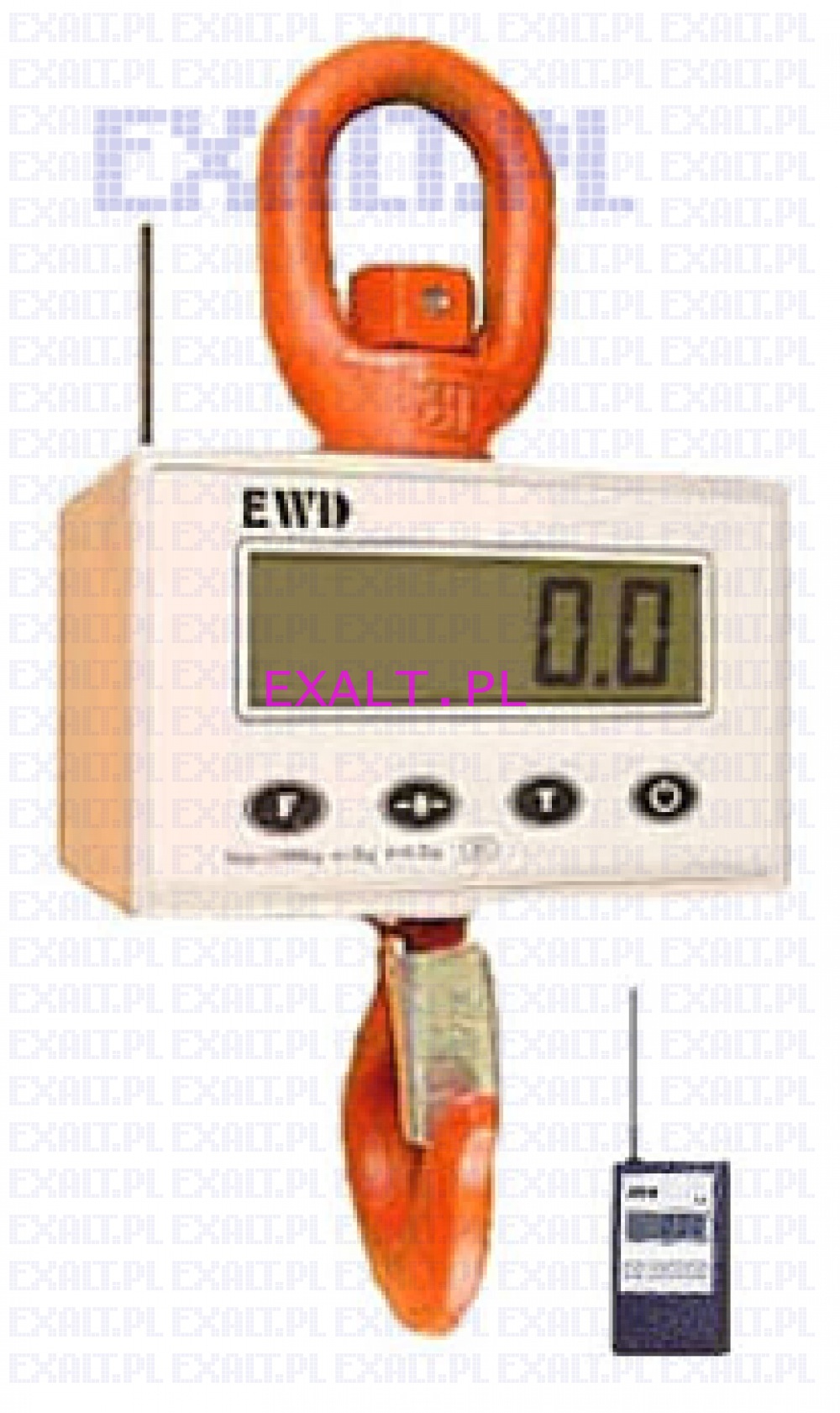 Waga dwigowa EWD 60H , nono 6000kg, dokadno 2kg, legalizowana z pilotem radiowym