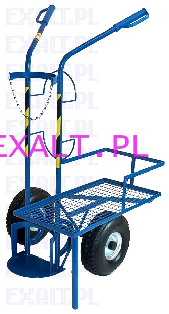 Wzek do Tiga i butli z gazem Polgaz III s. Tig T-133/15 na koach pneumatycznych