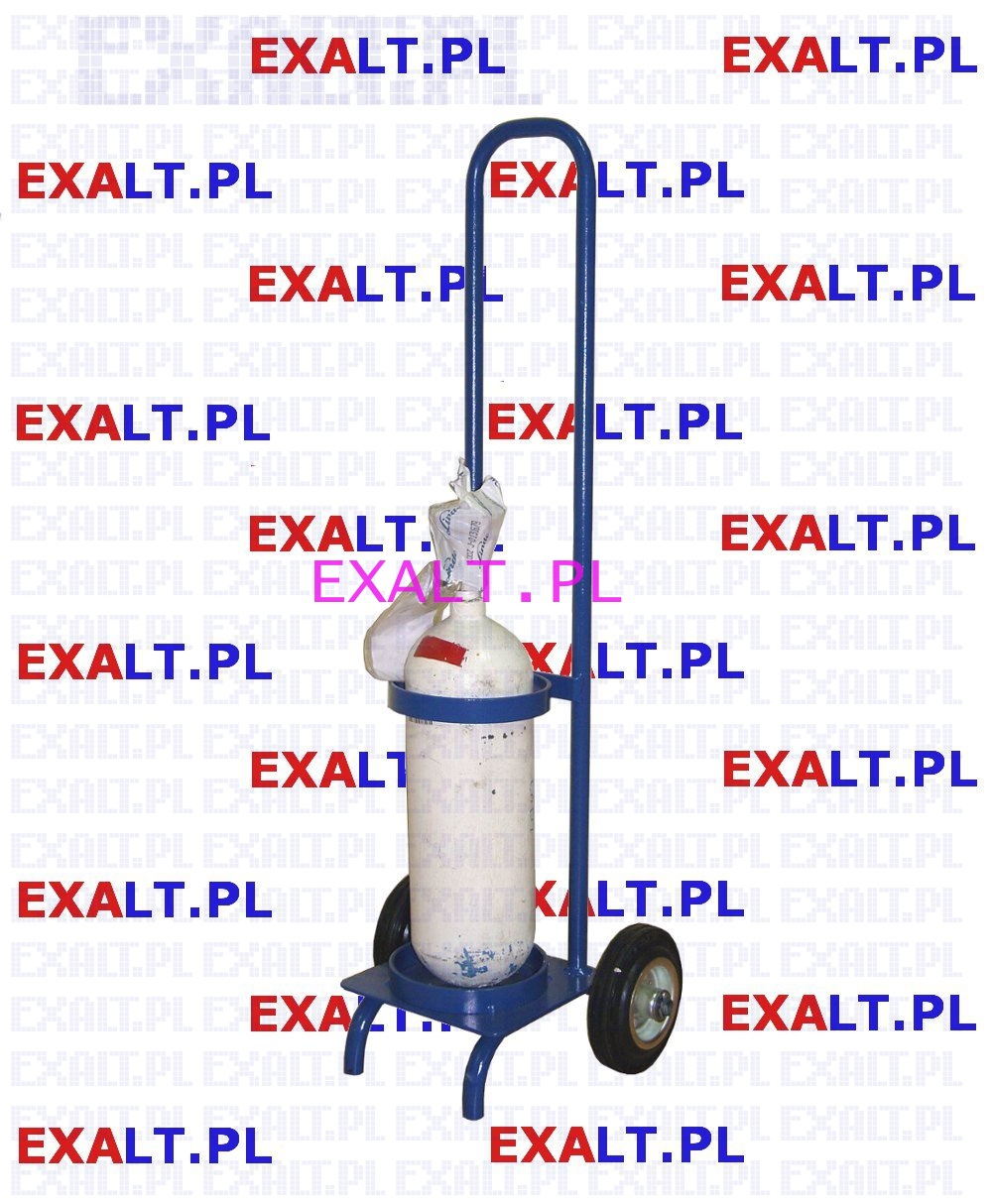 Wzek do maych butli gazowych, tlenowych i spawalniczych typu POLGAZ-2 T-133/04M na koach penych, obrcz dostosowana do butli o rednicy 13,8cm