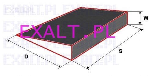 podjazd podogowy uatwiajcy wjazd dla dowolnego wzka koowego, wysoko: 6cm , szeroko: 80cm , dugo: 20cm, obcienie maksymalne: 200kg