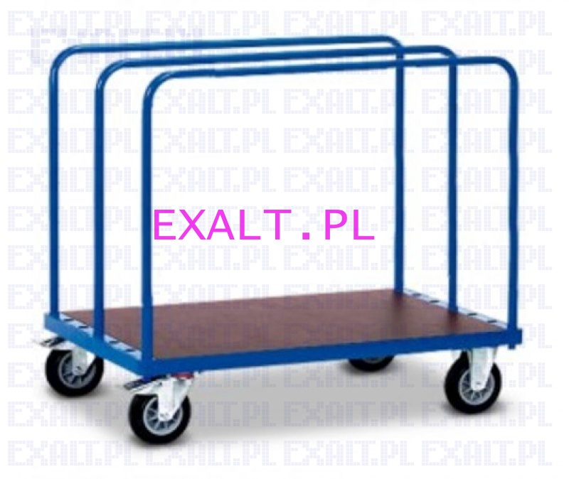 wzek transportowy z wymiennymi ramami, platforma 1200x800mm , wysoko platformy 260mm, nono 500kg , w zestawie 3 identyczne przestawne ramy o wymiarze 1200x900mm, koa pene gumowe fi190mm