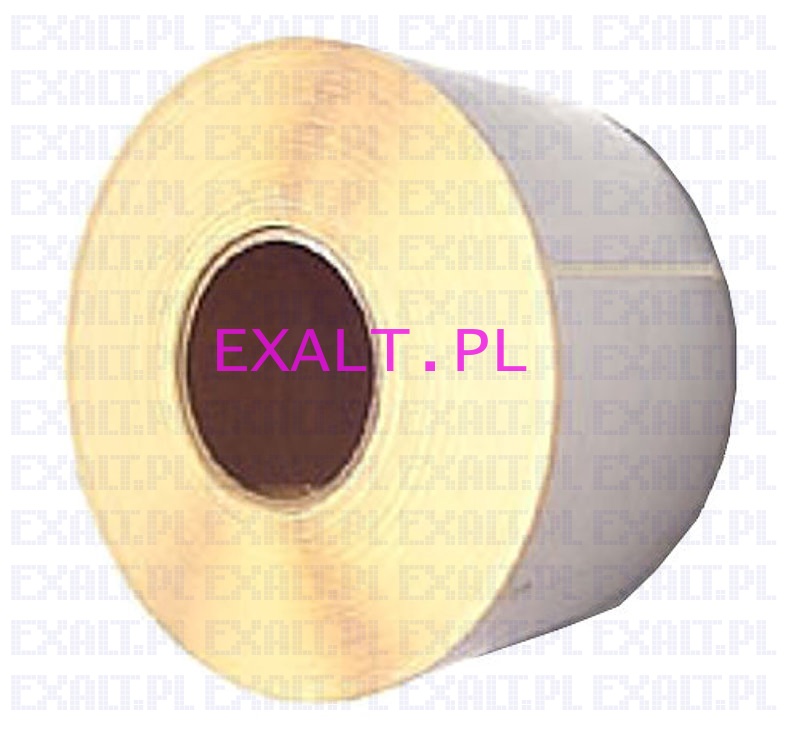 etykiety do druku termicznego, rozmiar 60x59mm , nawinite na rolce o rednicy wewn. 40mm, rednica zewntrzna: do 120mm (1000 szt.)