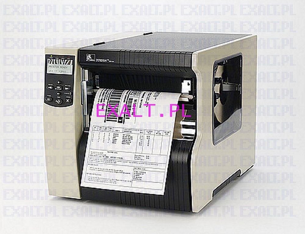 Drukarka etykiet Zebra 220Xi4 (termiczna/termotransferowa) rozdzielczo 300dpi, interfejs RS-232, USB 2.0, LPT i Ethernet 10/100