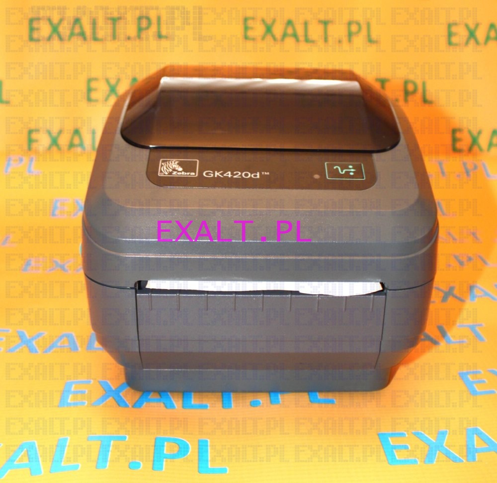 Drukarka etykiet Zebra GK420d termiczna, rozdzielczo 200dpi, zcza: RS-232, USB, 10/100 PrintServer wewntrzny (ethernet)