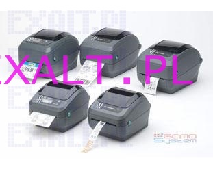 Drukarka etykiet Zebra GX430t termiczno-transferowa (drukuje termicznie i termotransferowo), rozdzielczo 300dpi, zcza: RS-232, USB, ETHERNET