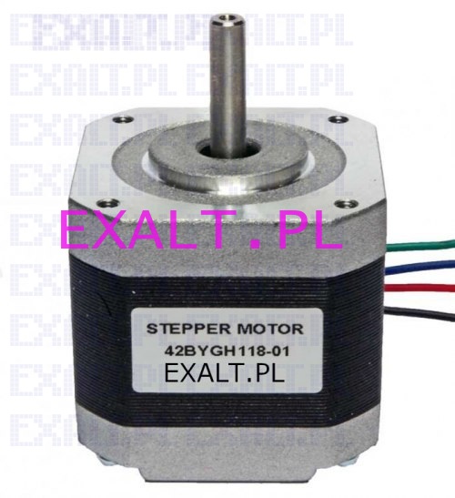 Silnik krokowy 42BYGH118-01, 0,5A, 12V, bipolarny, model silnika: 42BYGH118-01