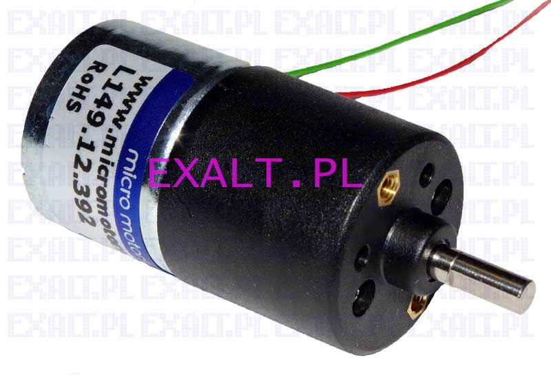 Silnik z przekadni 5 obr/min 12V 0,05A, 2kg.cm, model silnika: L149.12.392