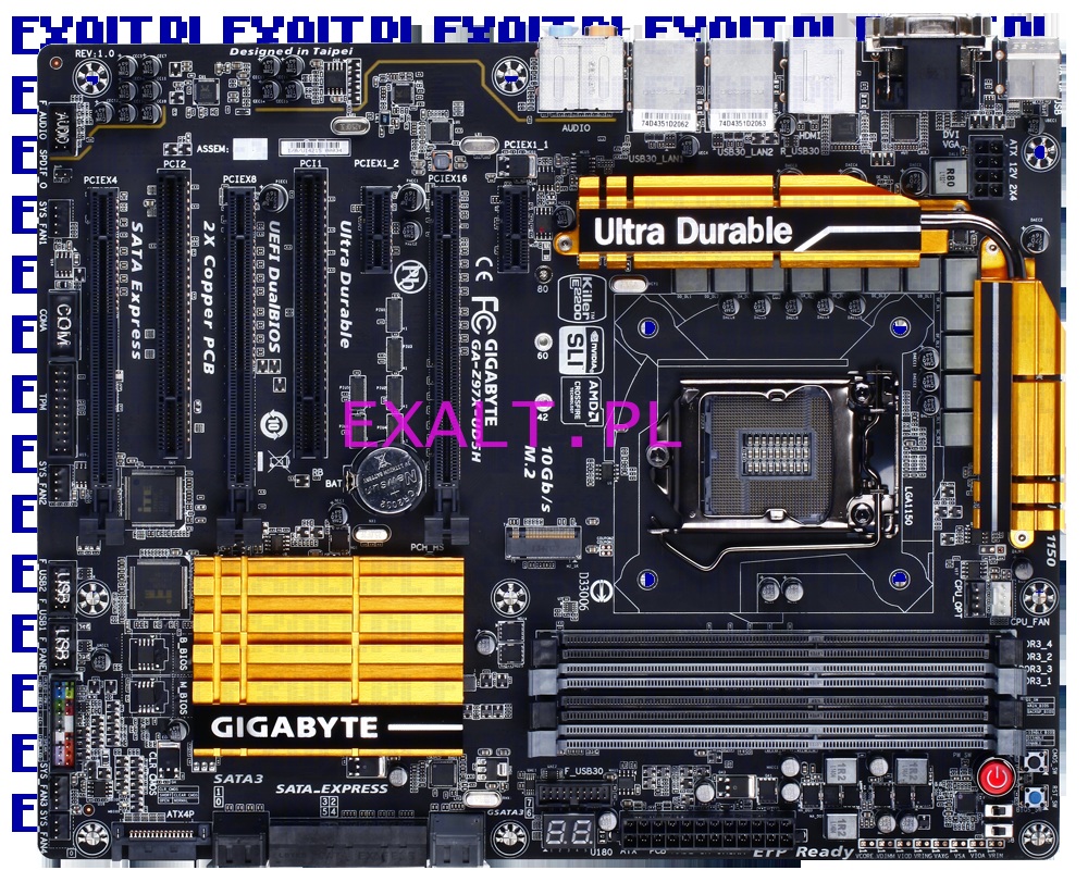 Pyta gwna GIGABYTE GA-Z97X-UD5H (Socket LGA1150), obsluguje windows7 i wysze