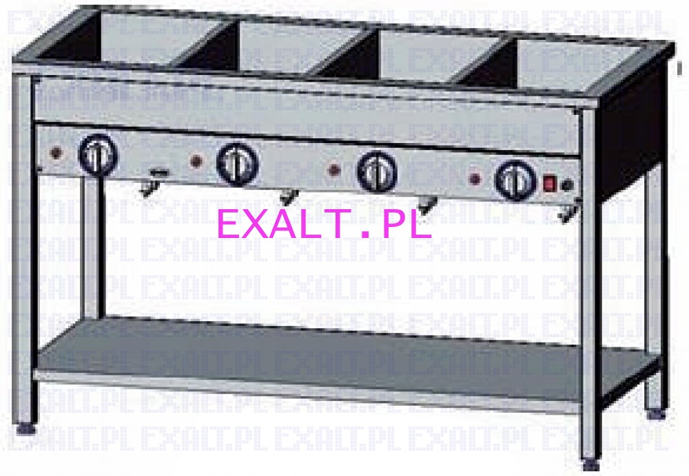 Bemar elektryczny wolnostojacy 4-komorowy, niezalene sterowanie BE 4 WS , moc 3.2kW, rozmiar 1400x600x850mm