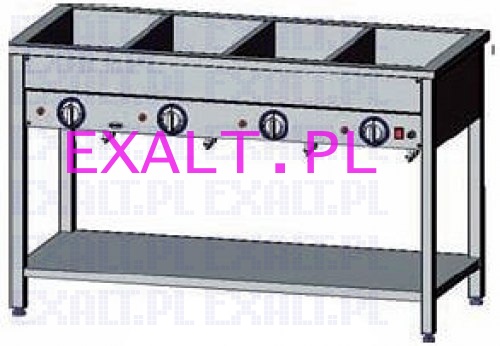 Bemar elektryczny wolnostojacy 4-komorowy, niezalene sterowanie BE 4 WS , moc 3.2kW, rozmiar 1400x600x850mm