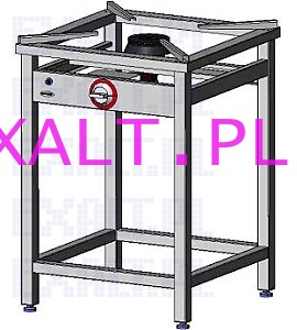 Trzon gazowy 1-palnikowy TG 105.II , moc 5kW, rozmiar 600x600x850mm