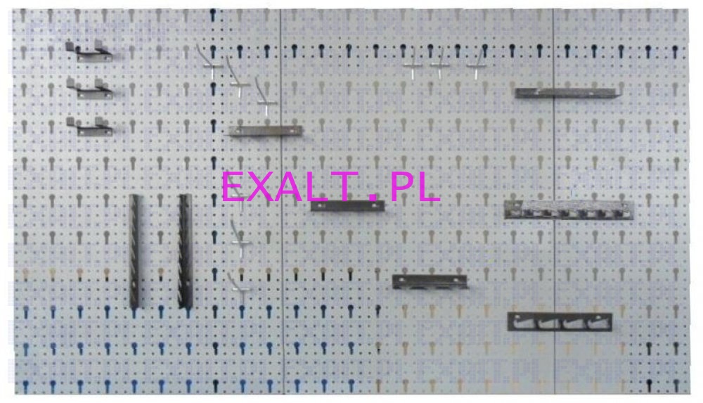 Zestaw: 2 x panel GSP02, 1 x panel GSP01 plus zestaw 22 zawieszek do zawieszania narzdzi