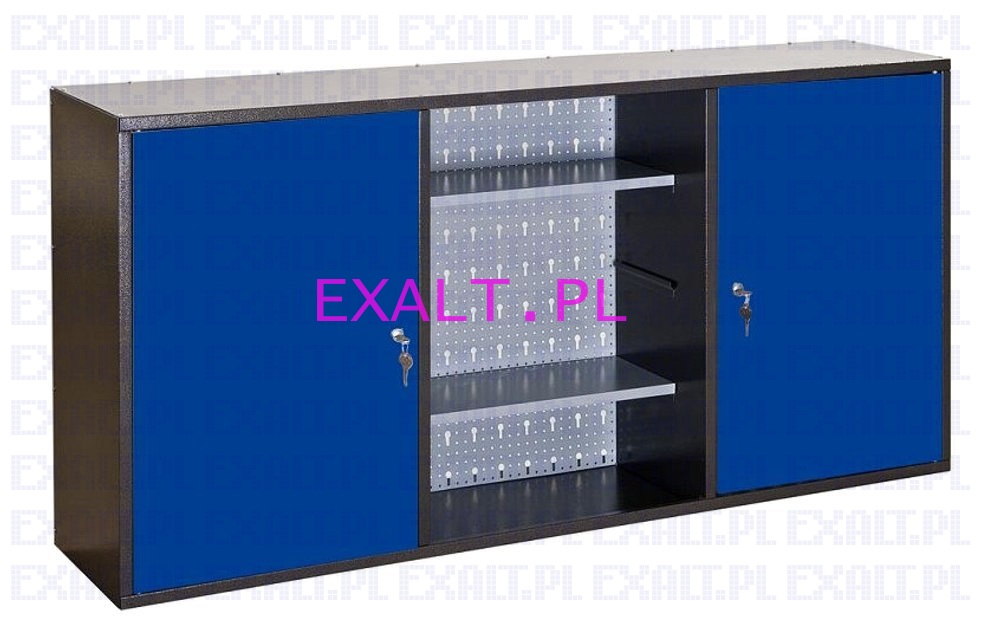 Szafka narzdziowa wiszca GSZW 02, kolor niebieski RAL 5017