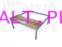 awka (podstawka) pod szafk ubraniow BU-1-3, wymiary awki: 900 x 800 x 400 mm, kolor RAL-7035, model awki: LU-9