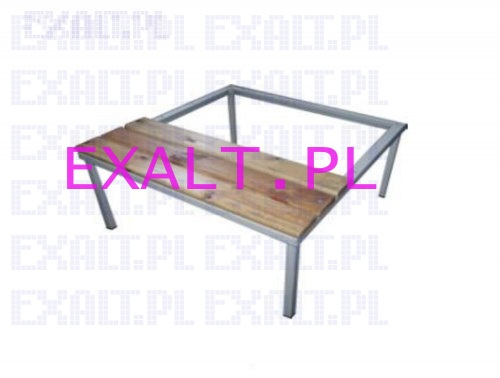 awka (podstawka) pod szafk ubraniow BU-1-3, wymiary awki: 900 x 800 x 400 mm, kolor RAL-7035, model awki: LU-9