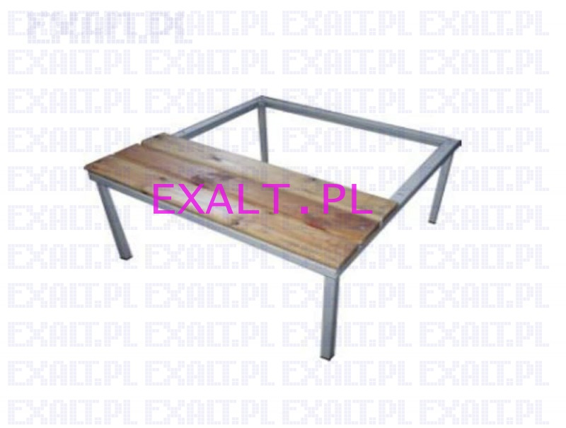 awka (podstawka) pod szafk ubraniow BU-1-3, wymiary awki: 900 x 800 x 400 mm, kolor RAL-7035, model awki: LU-9