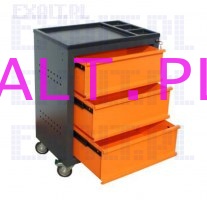 Wzek warsztatowy WSS-3 , 3 szuflady (200/200/200), wymiary wzka: wysoko 840mm, szeroko 666mm, gboko 430mm, kolor RAL-6010