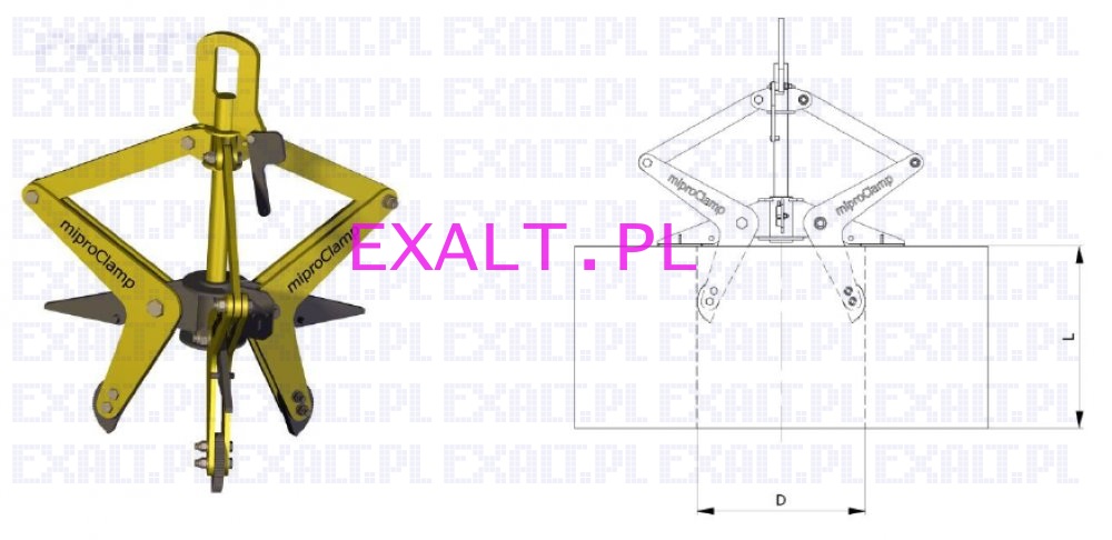 Uchwyt do krgw drutu miproClamp CH-N