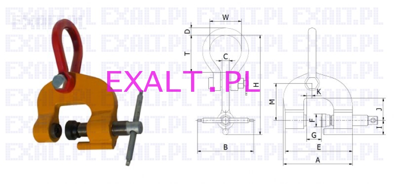 Uchwyt rubowy miproClamp JP