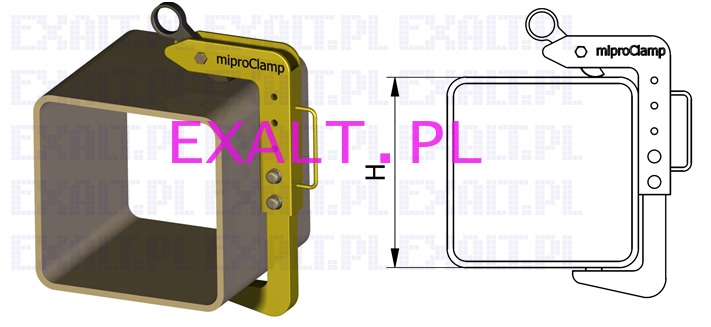 Uchwyt do profili miproClamp NL-P