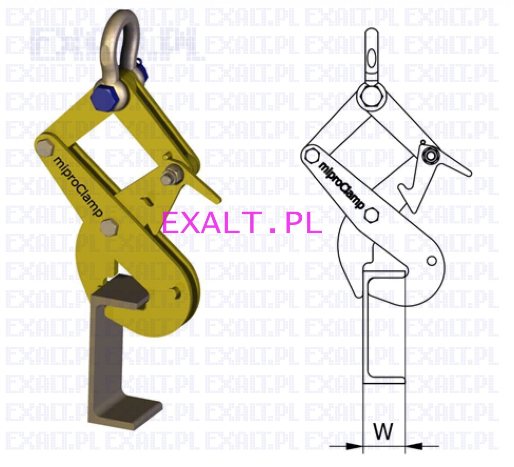 Uchwyt do ceownikw miproClamp NL-C