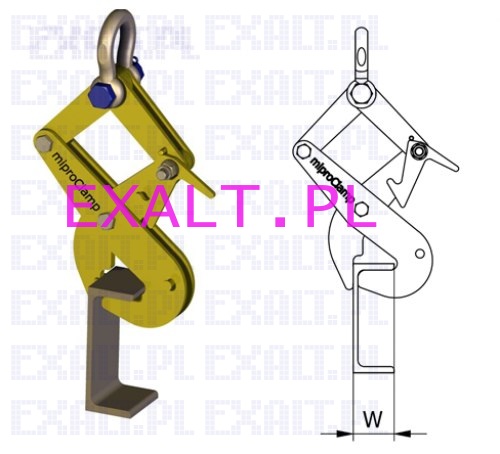 Uchwyt do ceownikw miproClamp NL-C