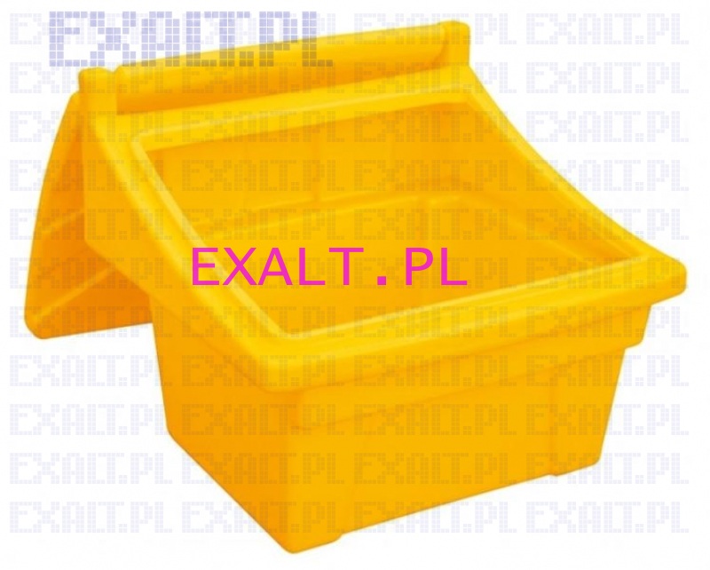 Pojemnik na piasek i sl, skrzynia na piasek i sl, pojemno 360L/520kg, kolor ty