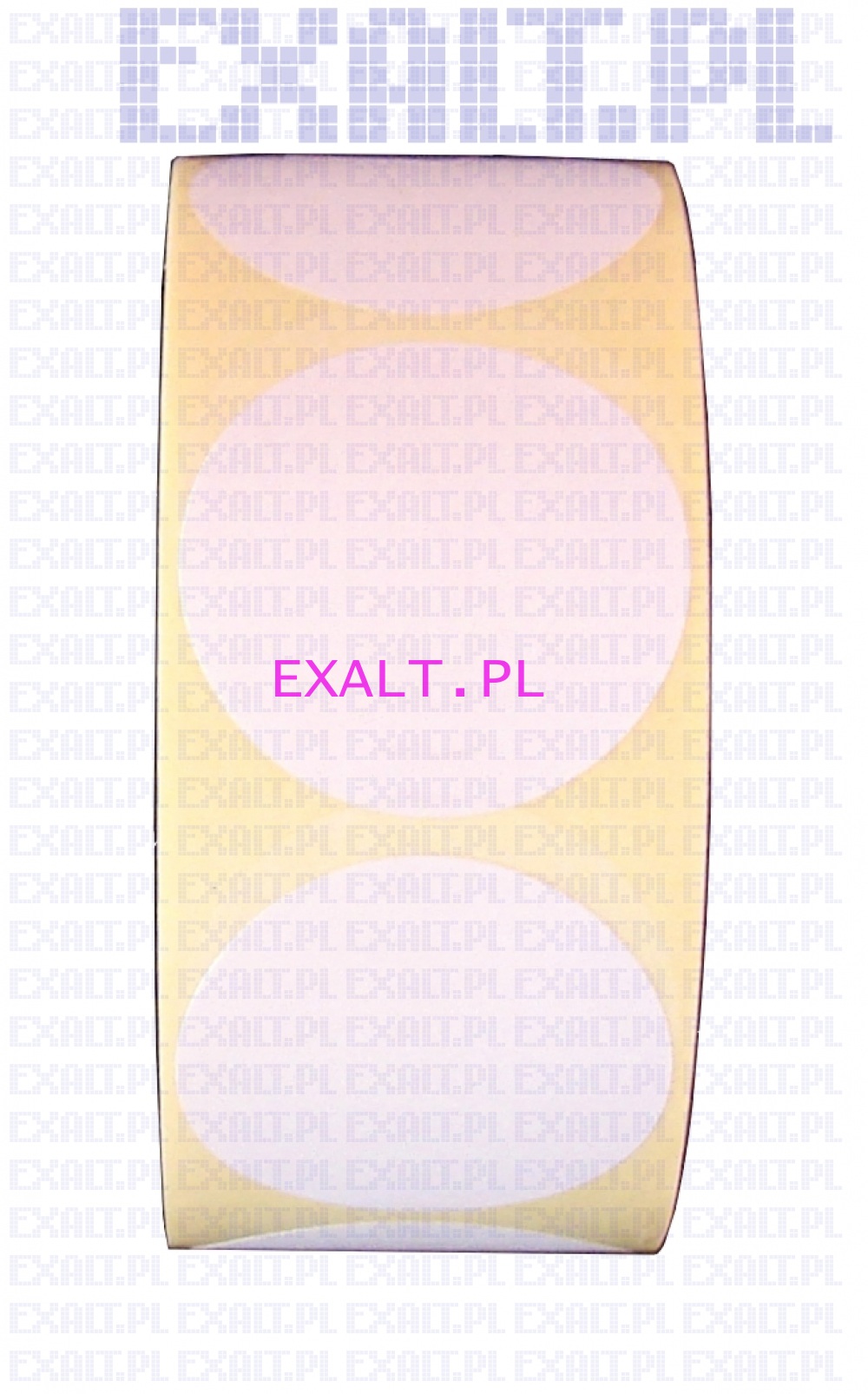 etykiety okrge do druku termotransferowego o rednicy 35.2mm , nawinite na rolce o rednicy wewn. 25mm, rednica zewntrzna: do 120mm (1000szt.)