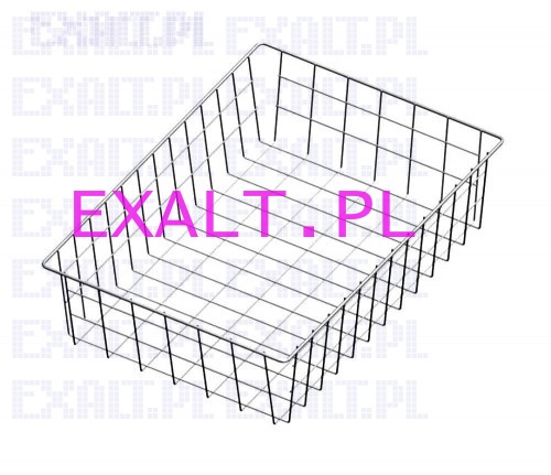 Kosz szufladowy, wymiary 335x475x100mm, kolor siwy (indeks: 922345028)