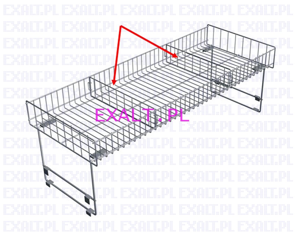 Przegroda do nadstawki stou ekspozycyjnego