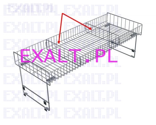 Przegroda do nadstawki stou ekspozycyjnego