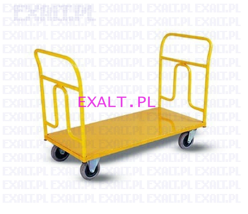 Wzek platformowy WRN2-030/11 B, wymiary platformy 1000x600mm, maksymalne obcienie 300kg, kka pene gumowe o rednicy fi 125mm