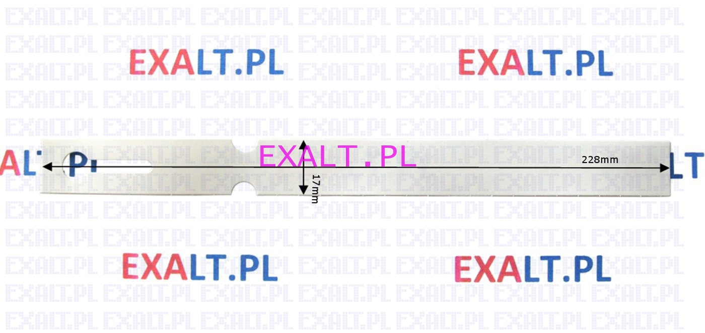 Ptelki (etykiety ptelkowe), 228x17mm