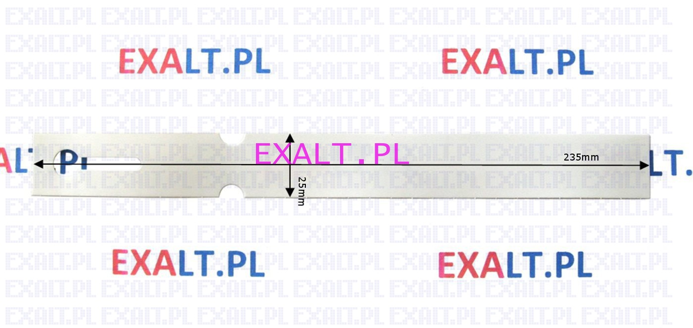 Ptelki (etykiety ptelkowe), 235x25mm