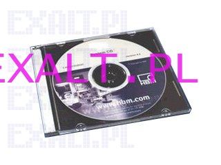 CD-ROM z oprogramowaniem do moduw pomiarowych AED, do wzmacniaczy AD itp. , HBM AED/DOC