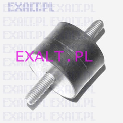 Element mocujcy wykonany z naturalnego kauczuku i stali, ocynkowany. Przeznaczony do czujnikw tensometrycznych o zakresie pomiarowym 100kg