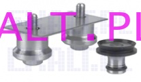 System oyskowy (dwustronny) ze stali ocynkowanej zabezpieczajcy czujnik tensometryczny przed przecieniem powyej 5-20kN/200lb-5klb