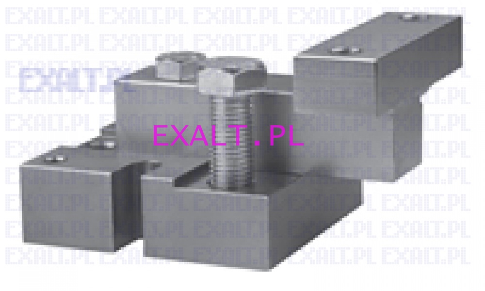 Zestaw do montau moduw wagowych (ze stali szlachetnej) z zabezpieczeniem przeciw swobodnemu przesuwaniu. Obcienie nominalne 50kN