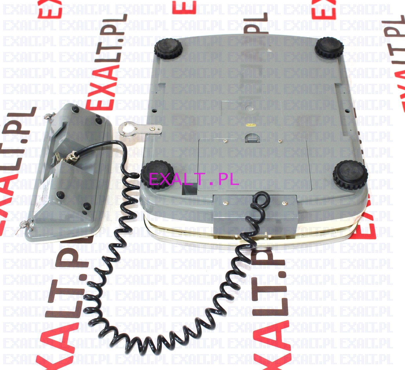 Waga pomostowa APM-60, zakres 60kg, dokadno 20g, z zasilaniem akumulatorowym, nielegalizowana