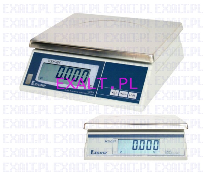 Waga sklepowa bez kalkulatora GEW-30, zakres 30kg, dokadno 10g, z legalizacj w cenie