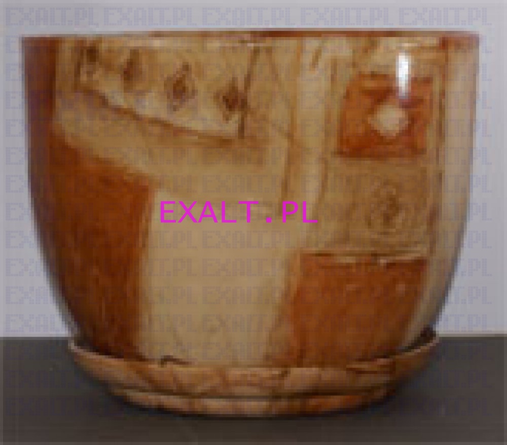 Doniczka Ceramiczna Tapeta 2 o rednicy 32cm. Wzr 26N. Cena za 6szt