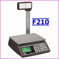 Waga kalkulacyjna F210T 15kg na baterie i na prd, z interfejsem RS232 do kasy fiskalnej z legalizacj (Chaber 2+)