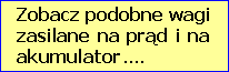 wagi na akumulator