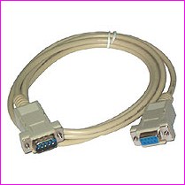 Kabel szeregowy RS232 DB9 do drukarek (rwnie do drukarek etykiet), dugo kabla okoo 1,8m