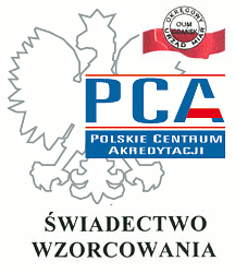 wiadectwo wzorcowania odwanika