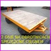 wzek transportowy do bardzo duych obcie, typ DD, nono 10 ton, wymiary platformy 2.5x2m (2 osie na obrotnicach)