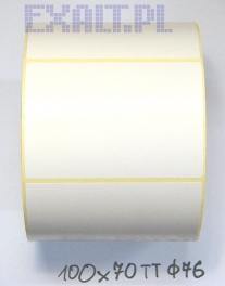 etykiety do druku na drukarkach termotransferowych o rozmiarze 100 x 70 mm