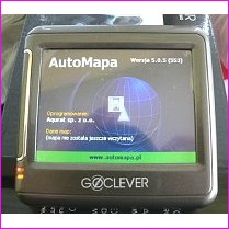 nawigacja GPS GoClever 3560  + program nawigacyjny Navigator 8 Full Europa