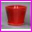 Doniczka Dzwonek, rednica 20 cm, wysoko 19 cm, kolor doniczki szkliwiony 5050